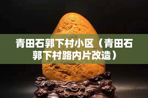 青田石郭下村小區（青田石郭下村路內片改造）