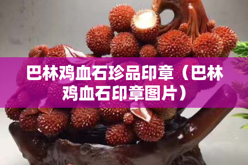 巴林雞血石珍品印章(巴林雞血石印章圖片) 巴林雞血石珍品印章(巴林雞血石印章圖片)